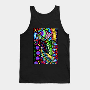 Justice Fractured Mandala Tank Top